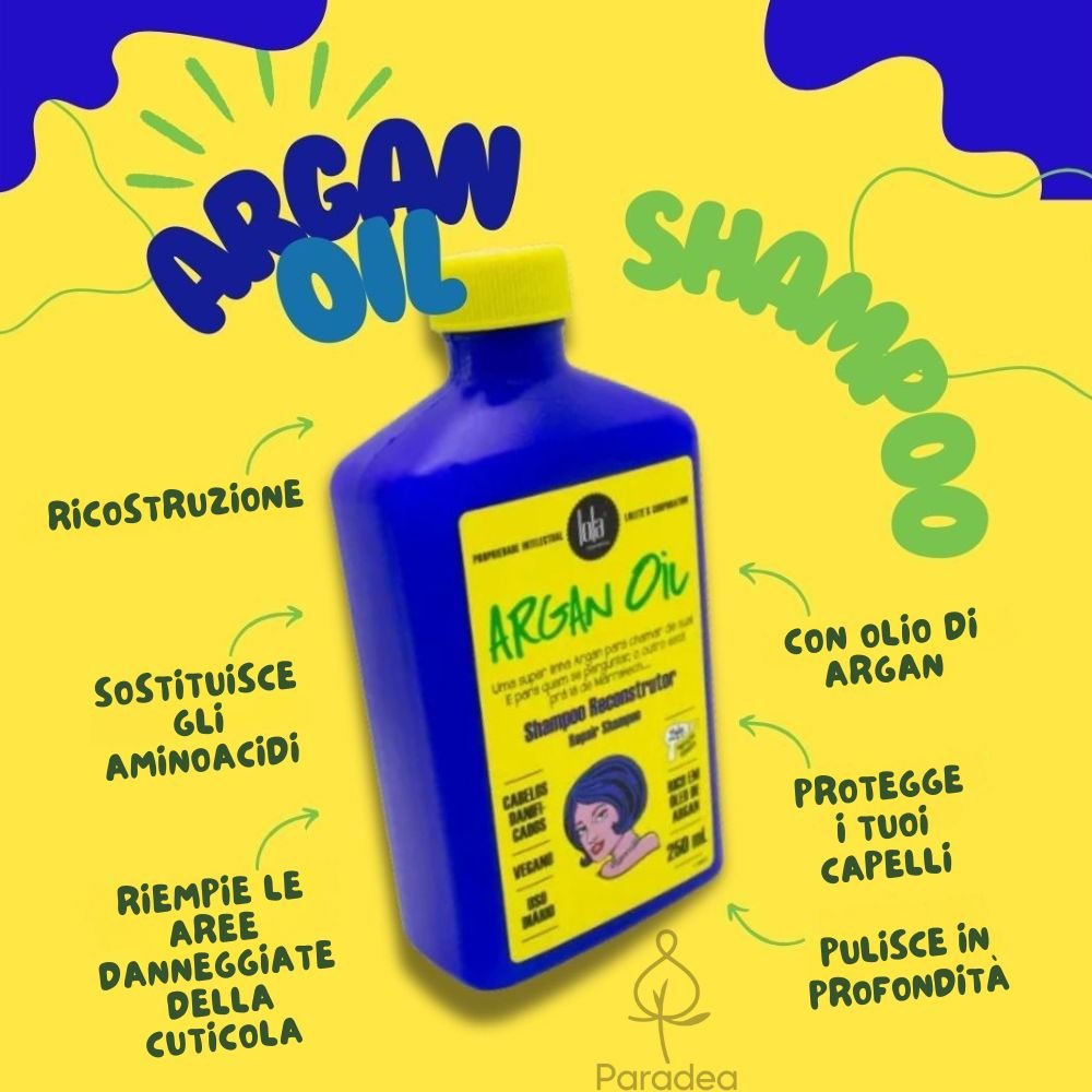 Lola Cosmetics Argan Oil - Shampoo 250ml - Lola Cosmetics | Paradea