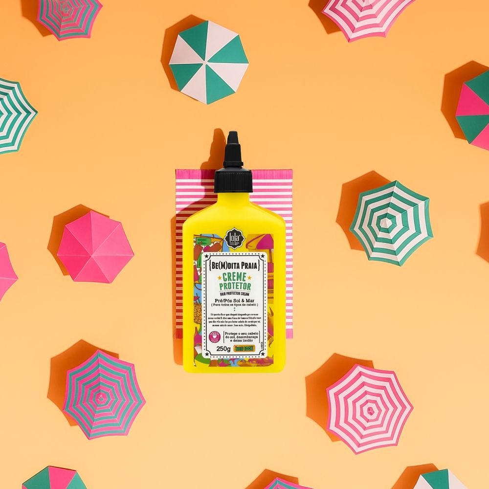 Lola Cosmetics Be(M)Dita Praia Creme Protetor - Protettore solare per capelli 250gr - Lola Cosmetics | Paradea