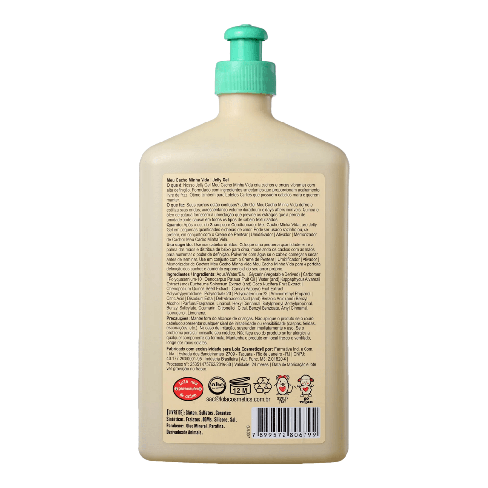 Lola Cosmetics Meu Cacho Minha Vida - Jelly Gel modellante 500gr - Lola Cosmetics | Paradea