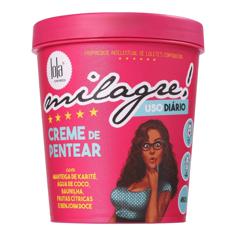 Lola Cosmetics Milagre Creme de Pentear – Crema capelli districante 450gr - Lola Cosmetics | Paradea