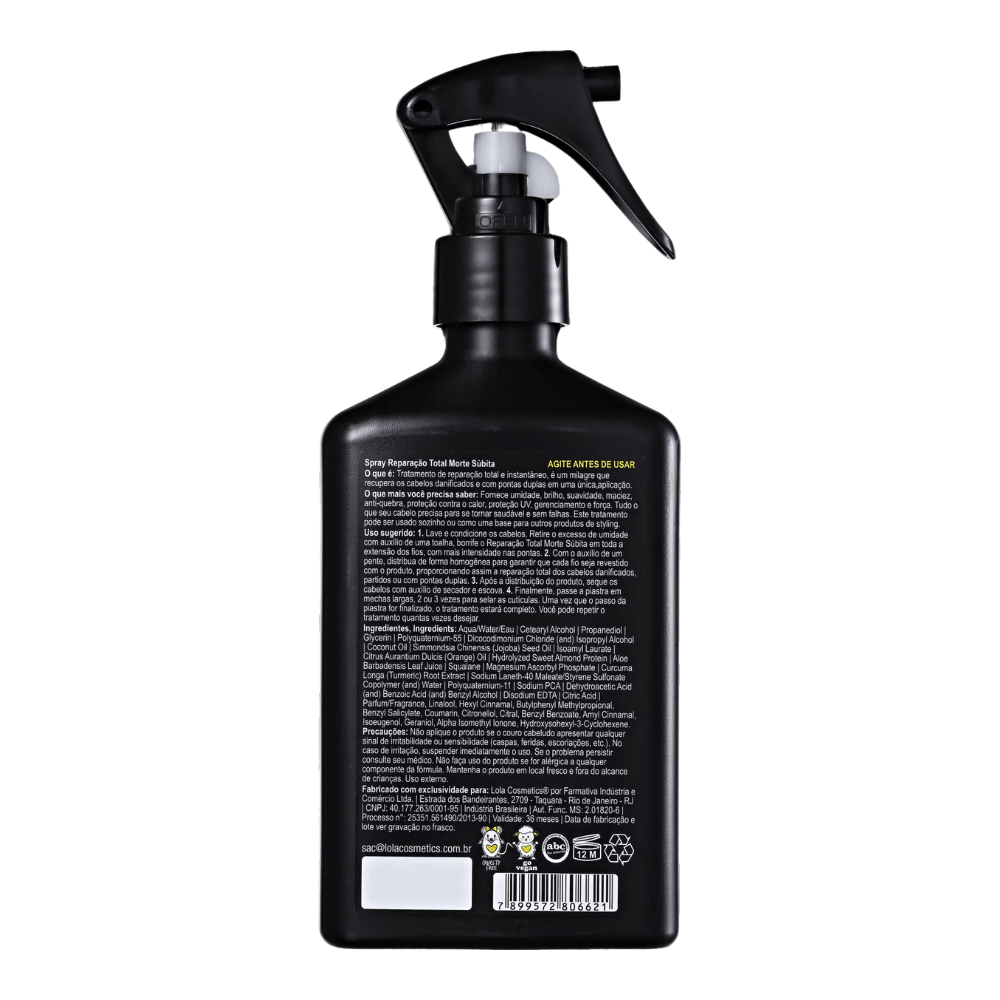 Lola Cosmetics Morte Súbita Spray Reparação Total - Spray riparazione capelli 250ml - Lola Cosmetics | Paradea
