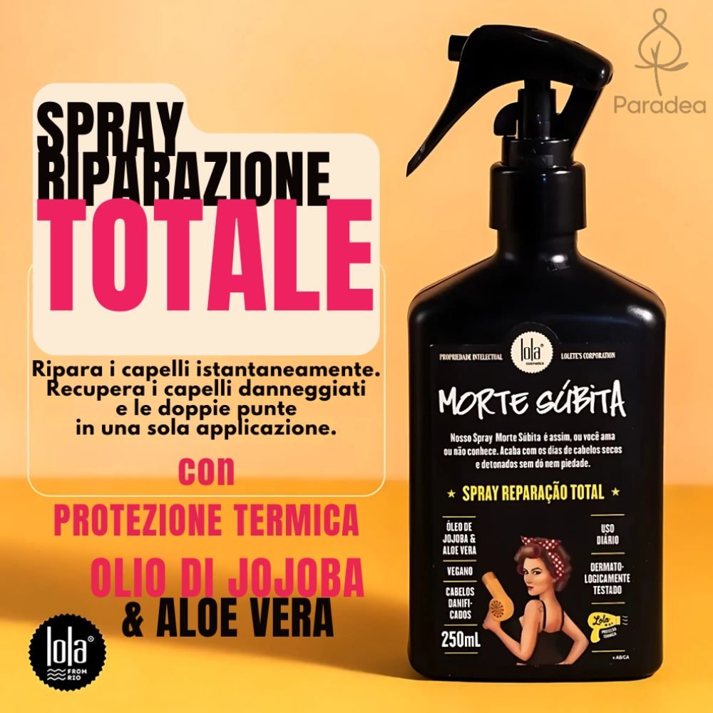 Lola Cosmetics Morte Súbita Spray Reparação Total - Spray riparazione capelli 250ml - Lola Cosmetics | Paradea
