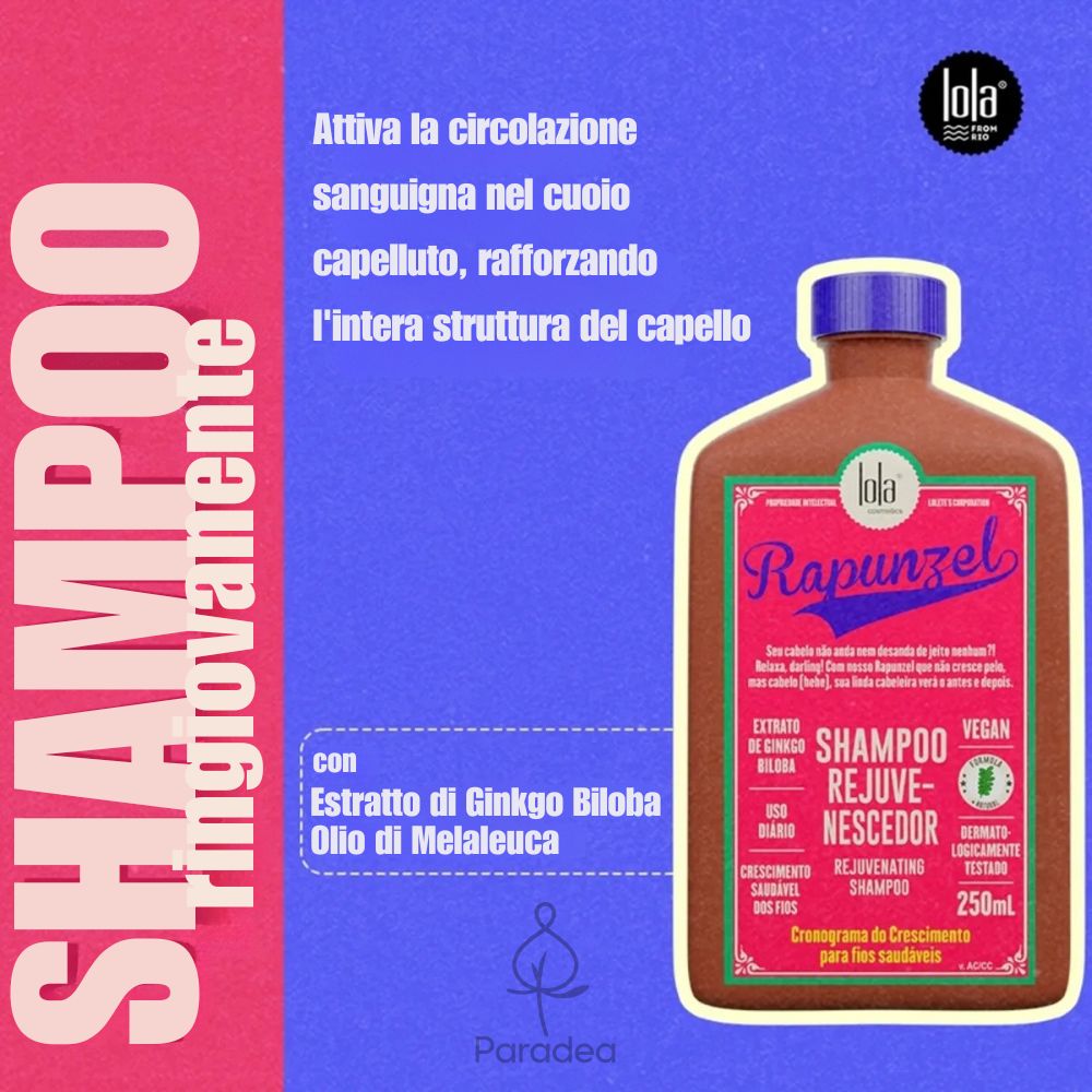 Lola Cosmetics Rapunzel - Shampoo 250ml - Lola Cosmetics | Paradea