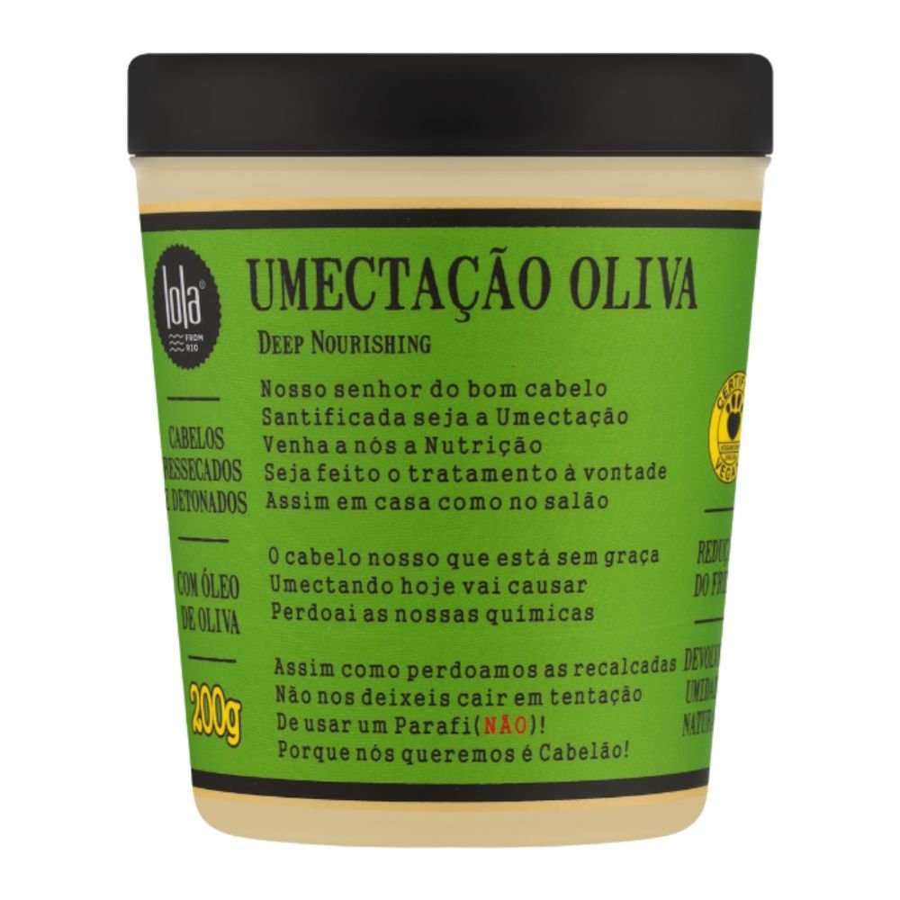 Lola Cosmetics Umectação Oliva Máscara de Umectação - Maschera capelli 200gr - Lola Cosmetics | Paradea