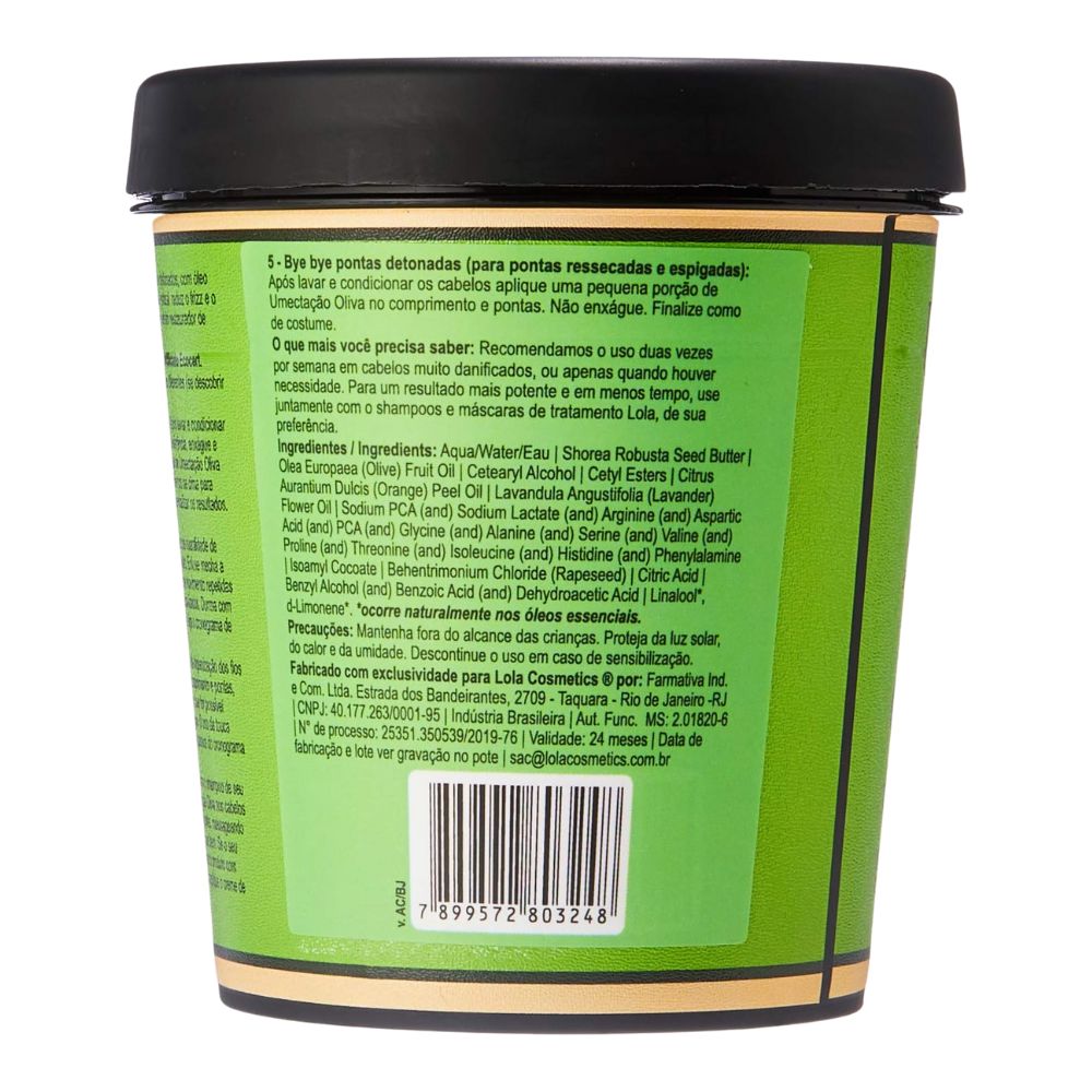 Lola Cosmetics Umectação Oliva Máscara de Umectação - Maschera capelli 200gr - Lola Cosmetics | Paradea