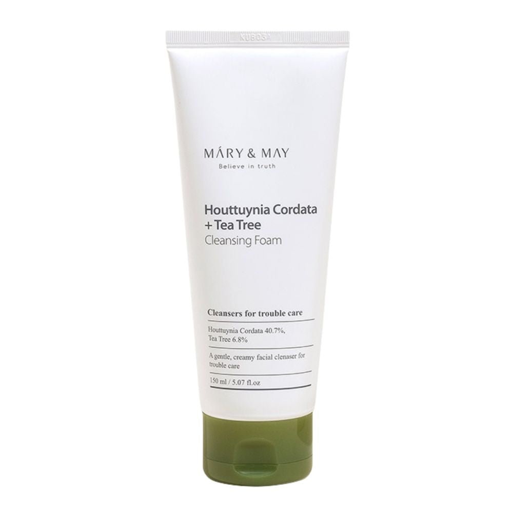 Mary&May Houttuynia Cordata+Tea Tree Cleansing Foam - Detergente schiumoso viso 150ml - Mary&May | Paradea