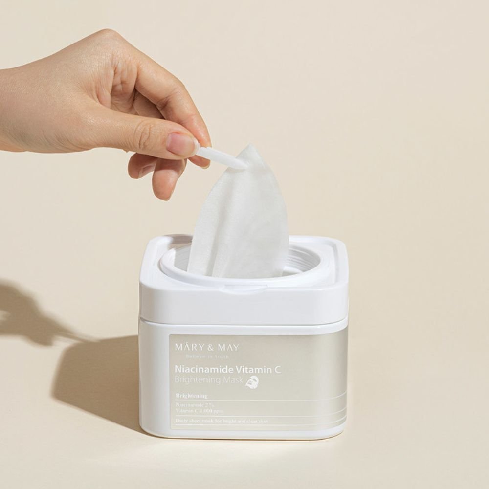 Mary&May Niacinamide Vitamin C Brightening Mask - Maschere in tessuto 30 pezzi - Mary&May | Paradea