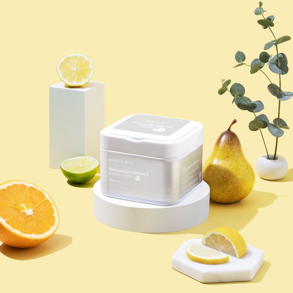 Mary&May Niacinamide Vitamin C Brightening Mask - Maschere in tessuto 30 pezzi - Mary&May | Paradea