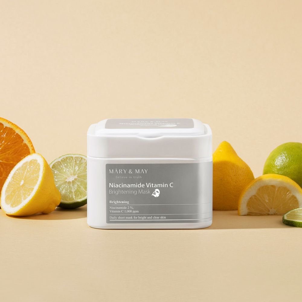 Mary&May Niacinamide Vitamin C Brightening Mask - Maschere in tessuto 30 pezzi - Mary&May | Paradea