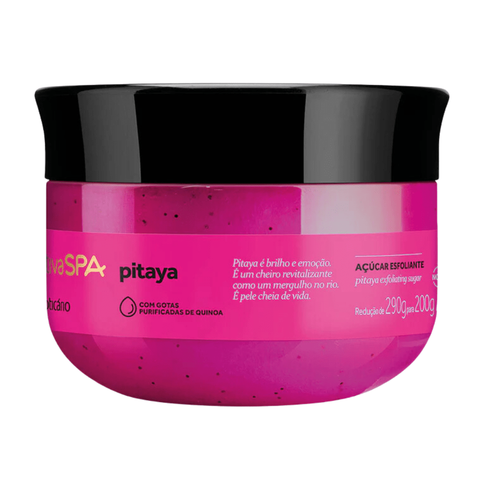 Nativa Spa Açúcar Esfoliante Pitaya - Scrub esfoliante Pitaya 200gr - o Boticário | Paradea