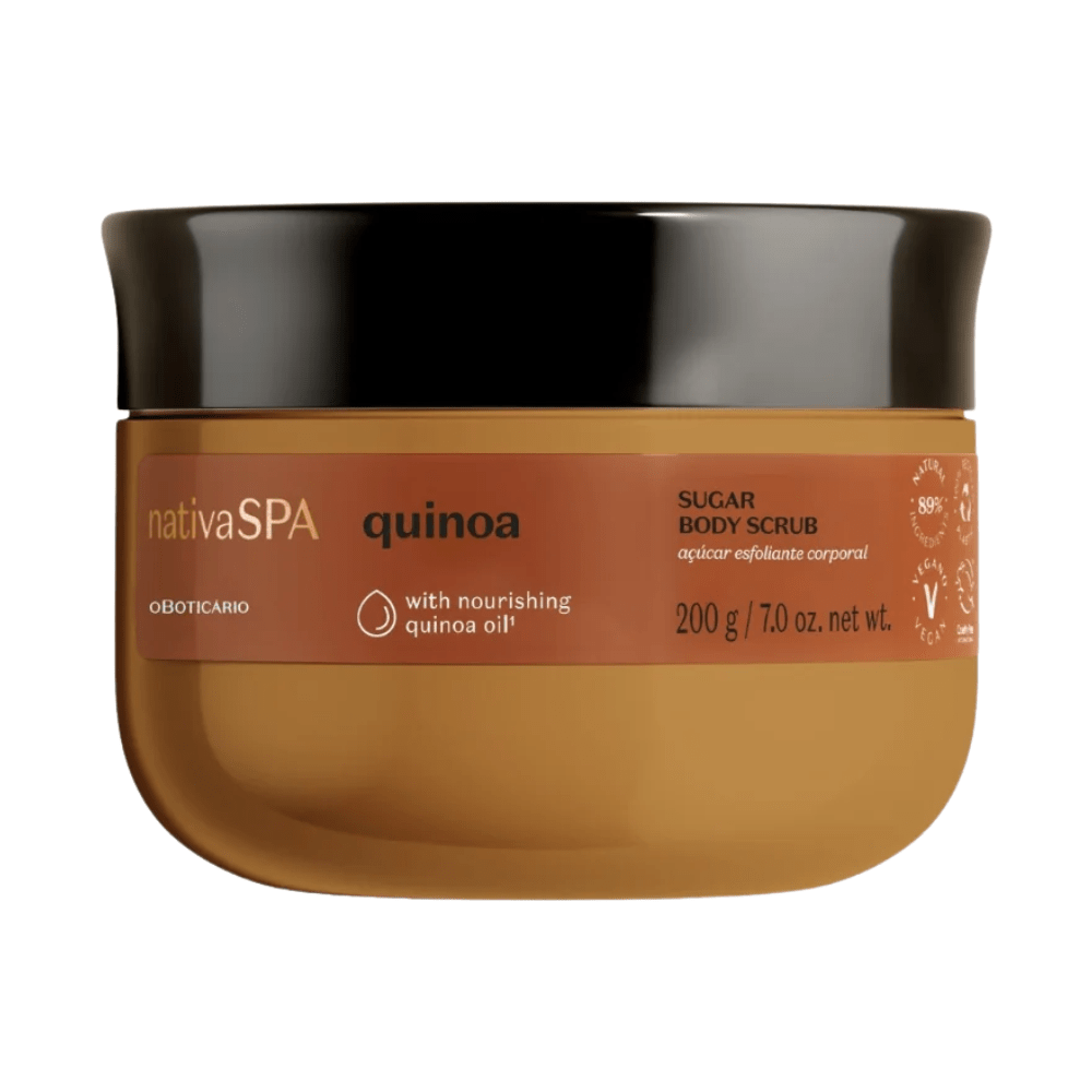 Nativa Spa Açúcar Esfoliante Quinoa – Scrub corpo 200gr - o Boticário | Paradea