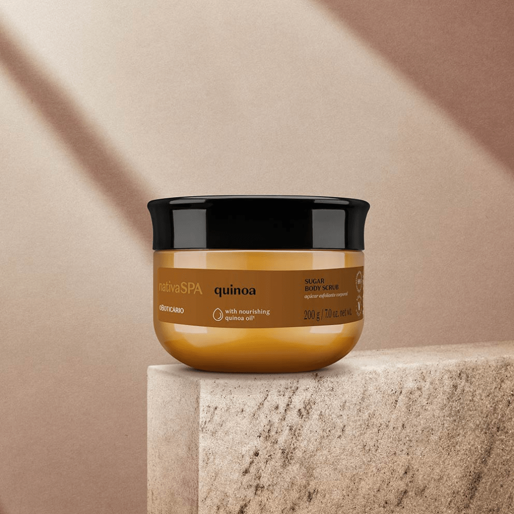 Nativa Spa Açúcar Esfoliante Quinoa – Scrub corpo 200gr - o Boticário | Paradea