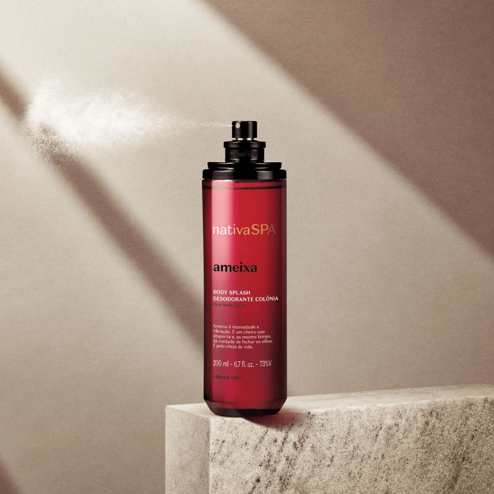 Nativa Spa Body Splash Ameixa - Eau de Cologne 200ml - o Boticário | Paradea