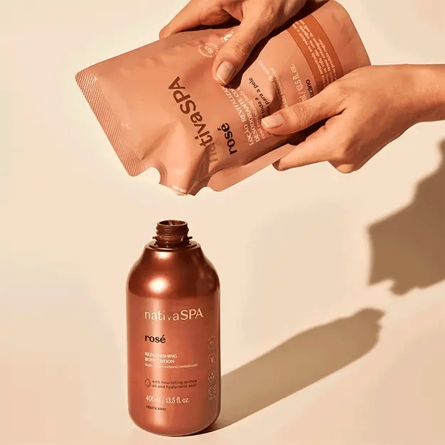 Nativa Spa Combo Rosé - Lozione corpo idratante & Ricarica lozione 400ml - o Boticário | Paradea