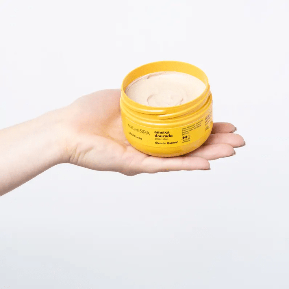Nativa Spa Creme Esfoliante Corporal Ameixa Dourada - Scrub esfoliante Prugna Dorata 200gr - o Boticário | Paradea