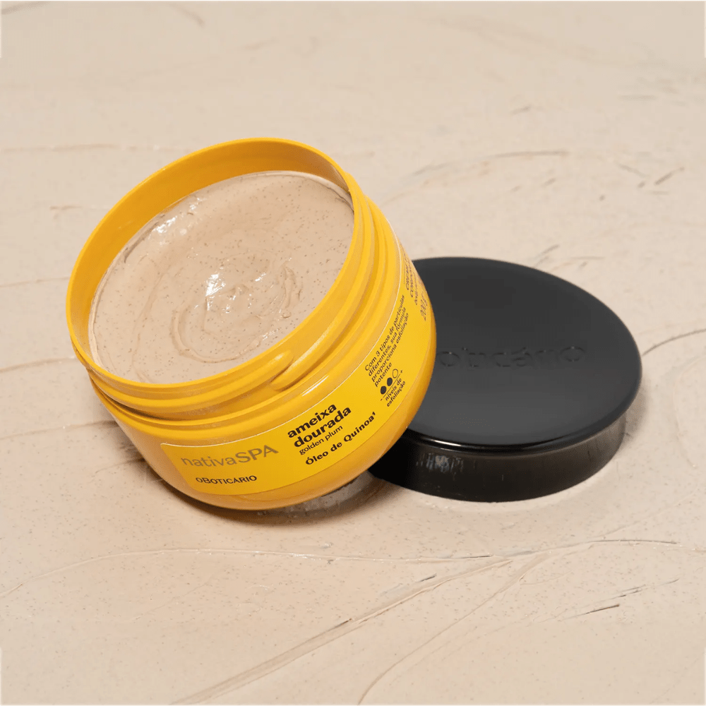 Nativa Spa Creme Esfoliante Corporal Ameixa Dourada - Scrub esfoliante Prugna Dorata 200gr - o Boticário | Paradea