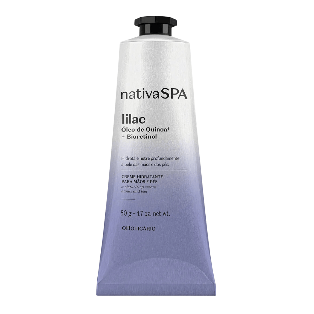 Nativa Spa Creme Hidratante Para Mãos e Pés Lilac - Crema idratante mani e piedi Lilac 50gr - o Boticário | Paradea