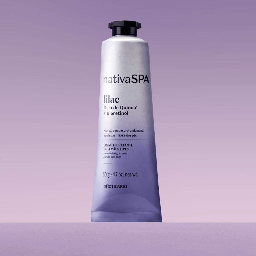 Nativa Spa Creme Hidratante Para Mãos e Pés Lilac - Crema idratante mani e piedi Lilac 50gr - o Boticário | Paradea