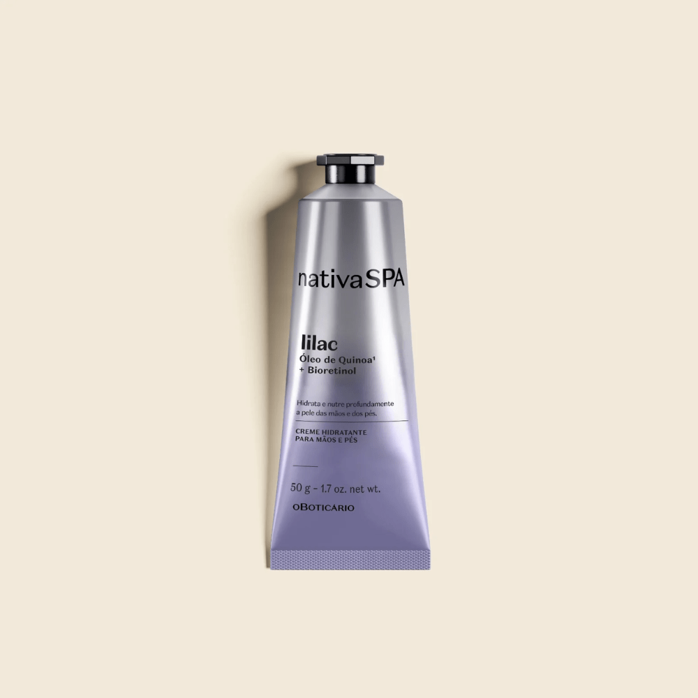 Nativa Spa Creme Hidratante Para Mãos e Pés Lilac - Crema idratante mani e piedi Lilac 50gr - o Boticário | Paradea