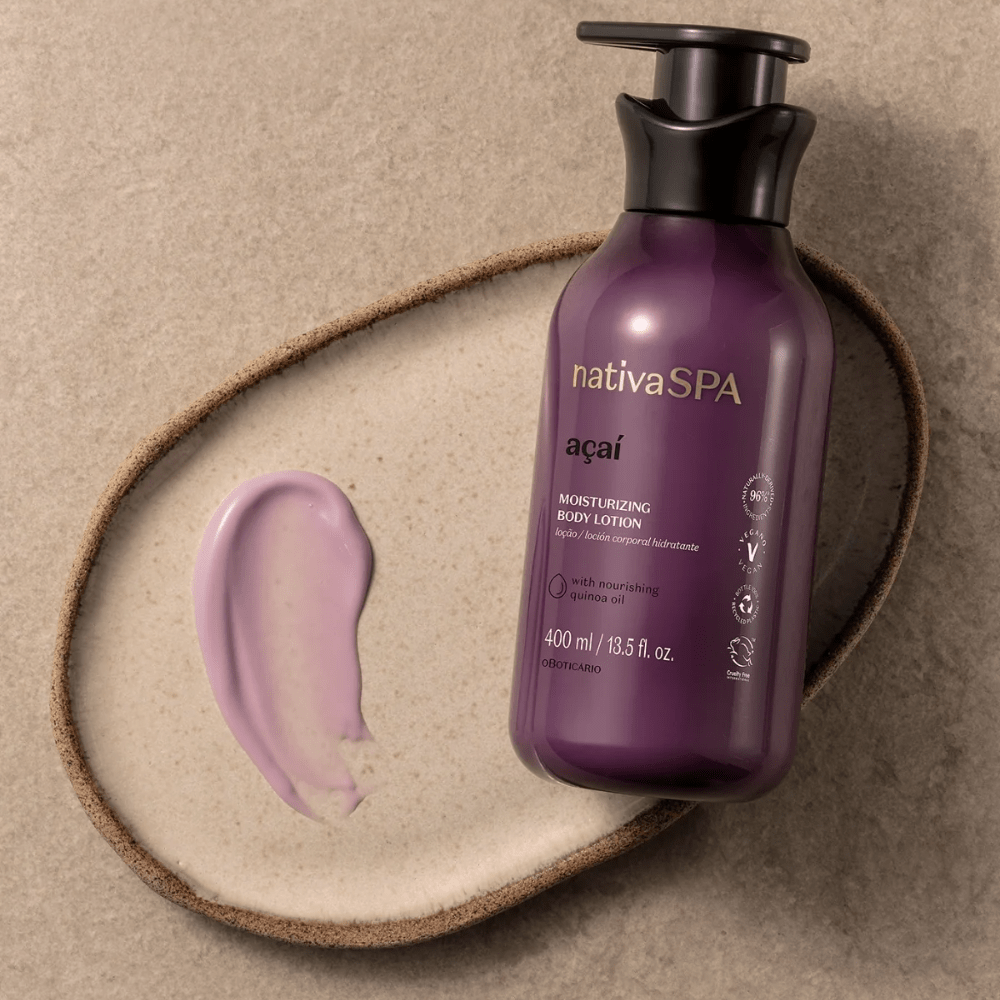 Nativa Spa Loção Corporal Hidratante Açaí - Lozione corpo idratante Açaí 400ml - o Boticário | Paradea