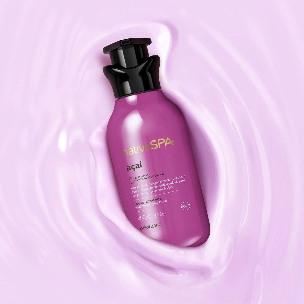 Nativa Spa Loção Corporal Hidratante Açaí - Lozione corpo idratante Açaí 400ml - o Boticário | Paradea