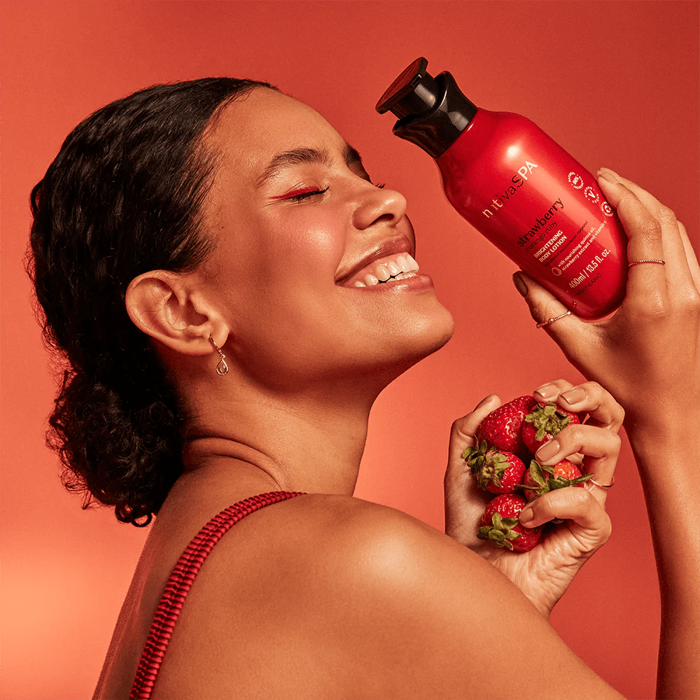 NATIVA SPA Loção Corporal Hidratante Morango Ruby - Lozione idratante corpo Fragola 400ml - o Boticário | Paradea