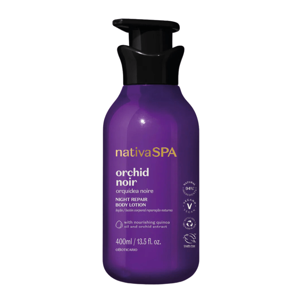 Nativa Spa Loção Corporal Orquídea Noire - Lozione corpo Orchidea Nera 400ml - o Boticário | Paradea