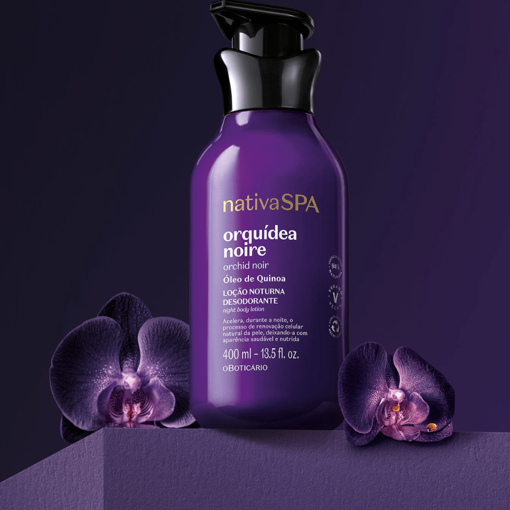 Nativa Spa Loção Corporal Orquídea Noire - Lozione corpo Orchidea Nera 400ml - o Boticário | Paradea