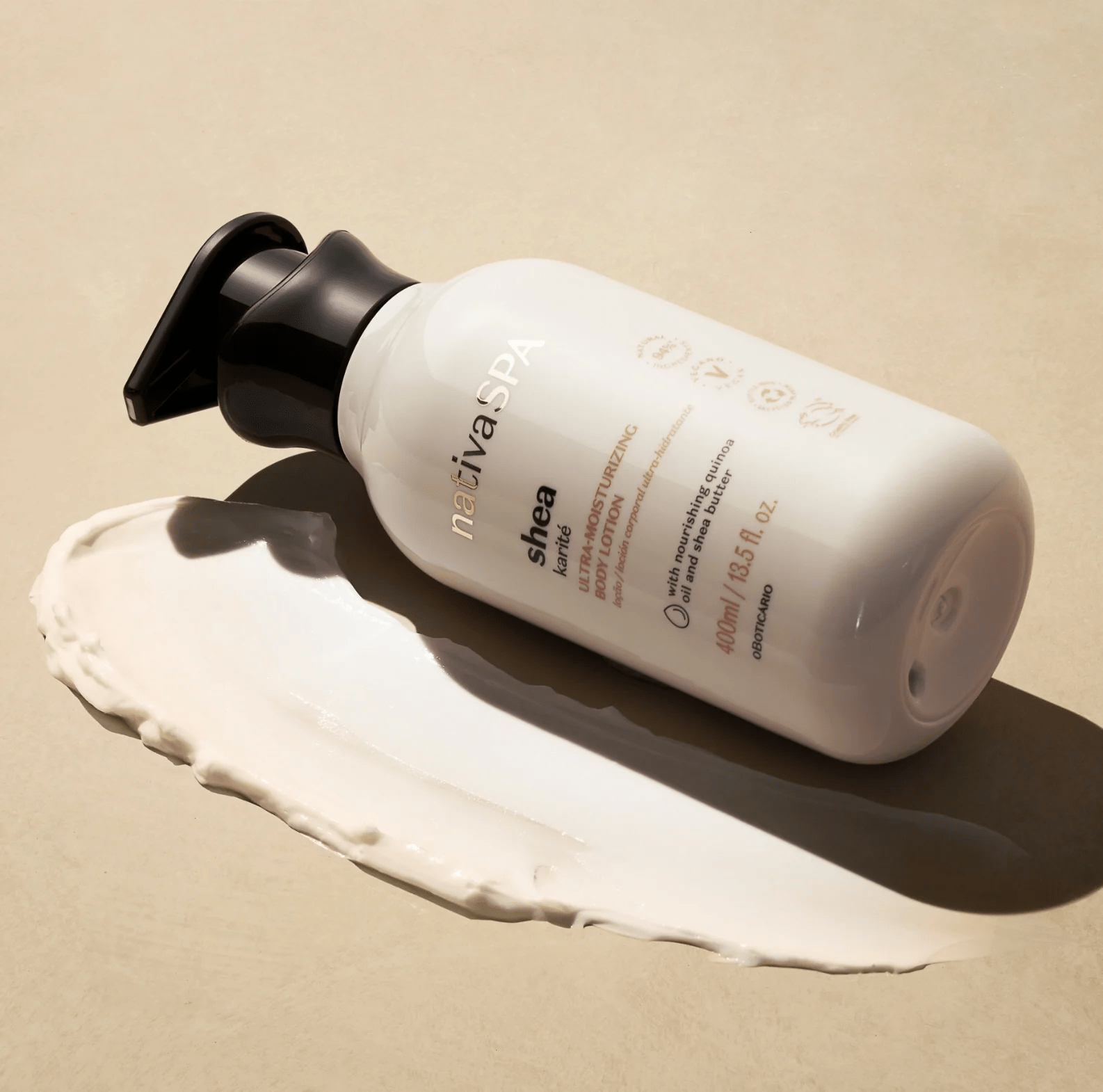 Nativa Spa Loção Corporal Ultra - Hidratante Karité - Lozione corpo ultra idratante Karité 400ml - o Boticário | Paradea
