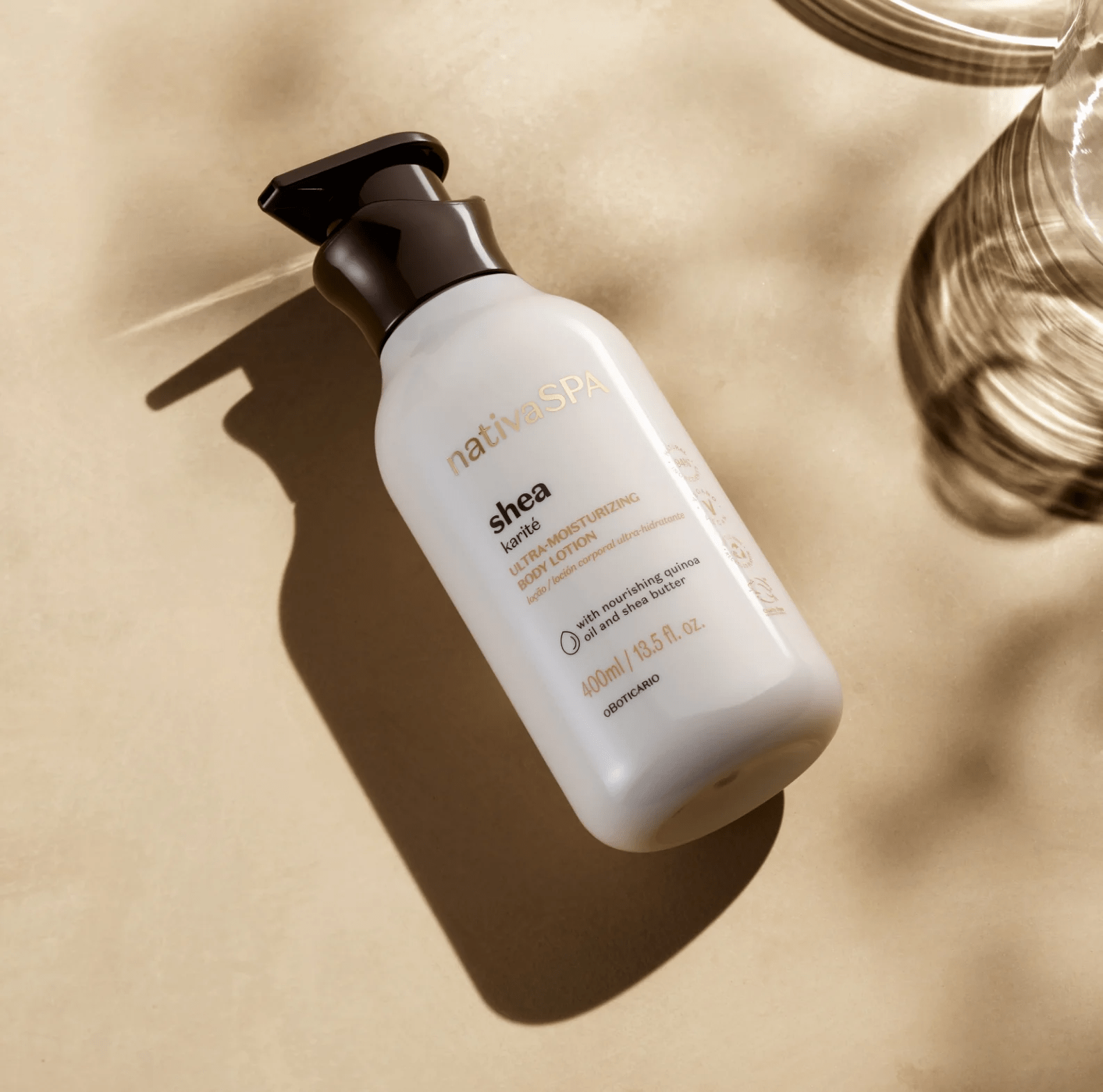 Nativa Spa Loção Corporal Ultra - Hidratante Karité - Lozione corpo ultra idratante Karité 400ml - o Boticário | Paradea