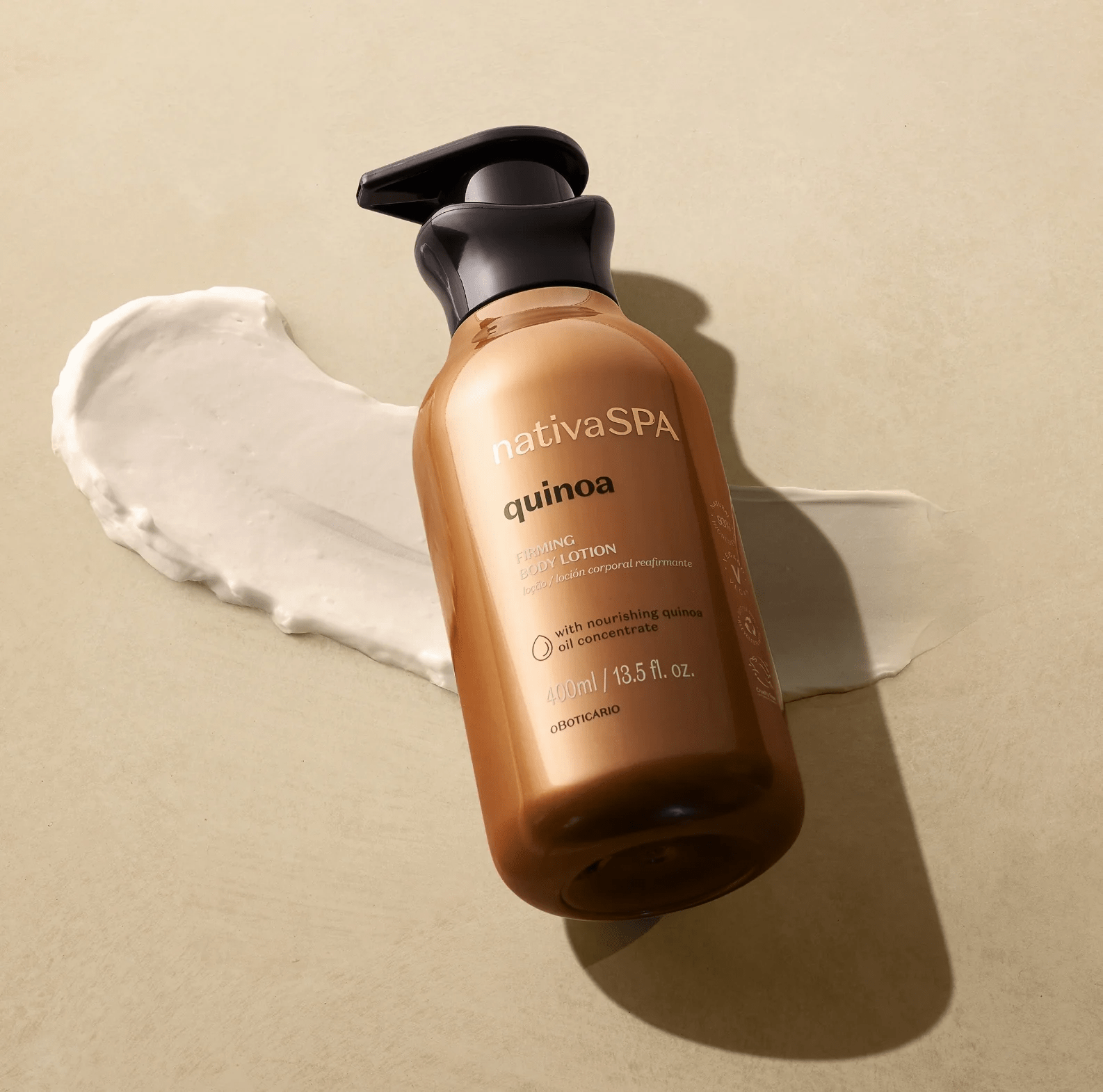 NATIVA SPA Loção Firmadora Corporal Quinoa - Lozione rassodante corpo Quinoa 400ml - o Boticário | Paradea