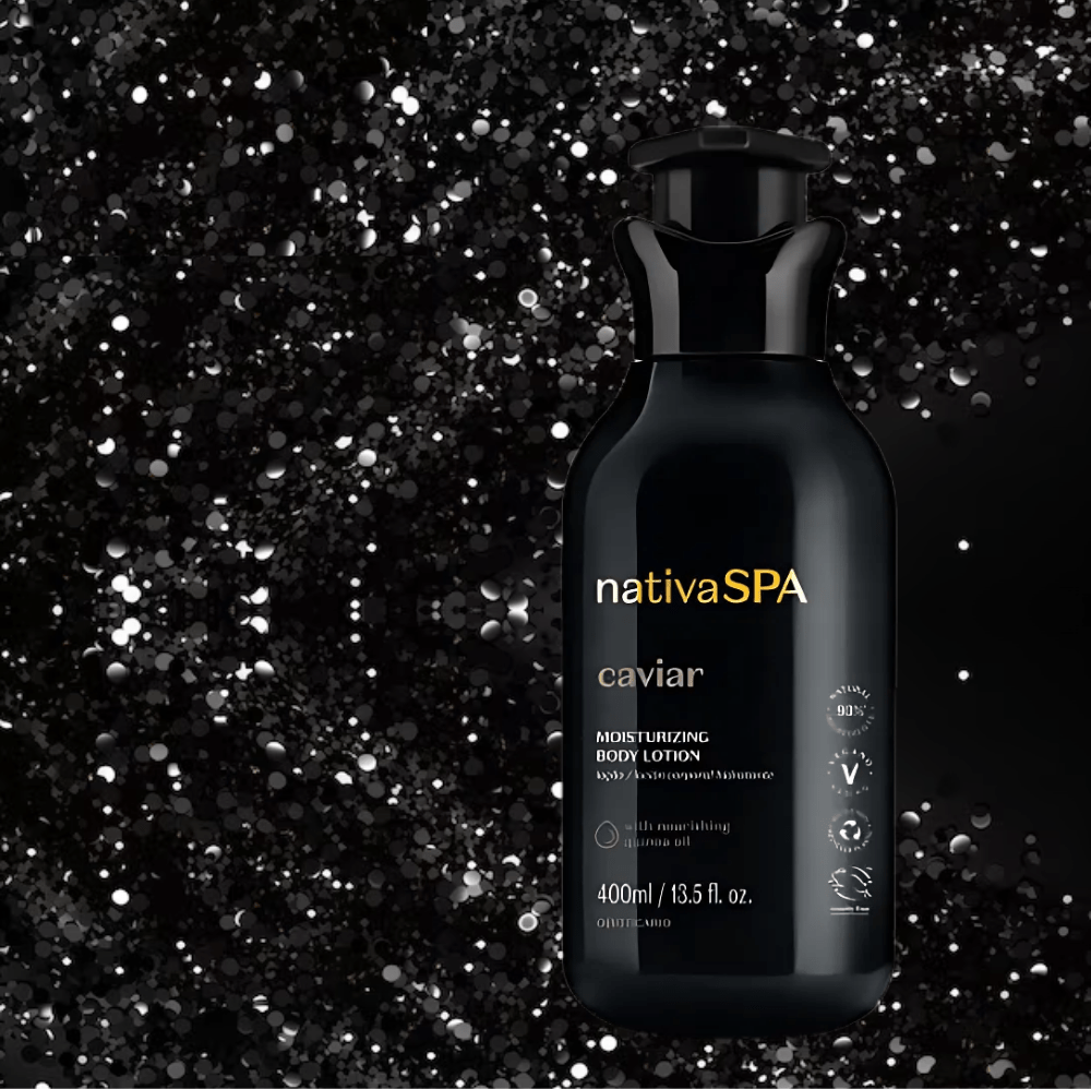 Nativa Spa Loção Hidratante Caviar - Lozione idratante corpo Caviar 400ml - o Boticário | Paradea
