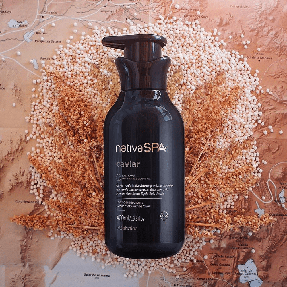 Nativa Spa Loção Hidratante Caviar - Lozione idratante corpo Caviar 400ml - o Boticário | Paradea