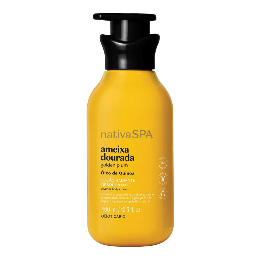 NATIVA SPA Loção Hidratante Corporal Ameixa Dourada - Lozione idratante corpo Prugna dorata 400ml - o Boticário | Paradea