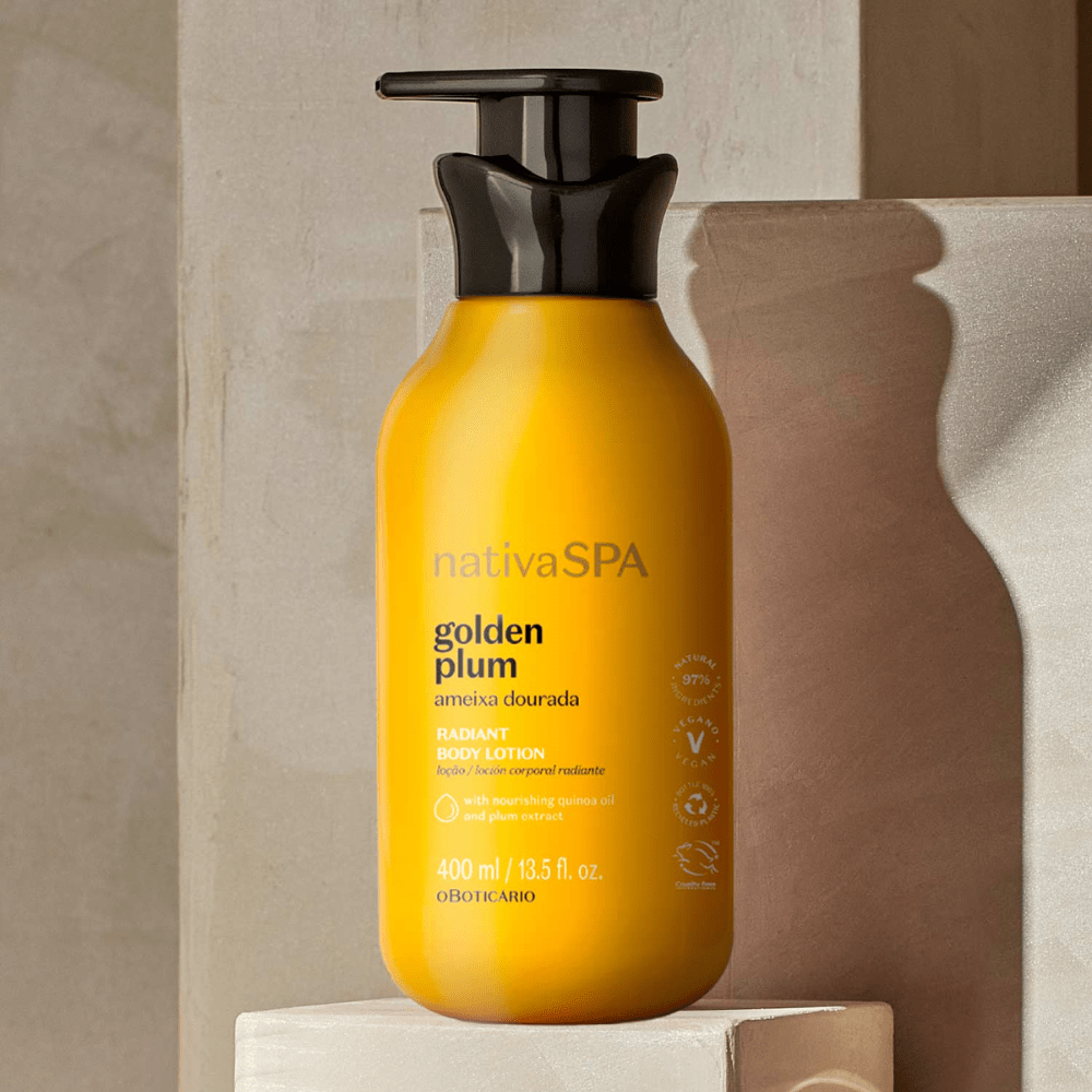 NATIVA SPA Loção Hidratante Corporal Ameixa Dourada - Lozione idratante corpo Prugna dorata 400ml - o Boticário | Paradea