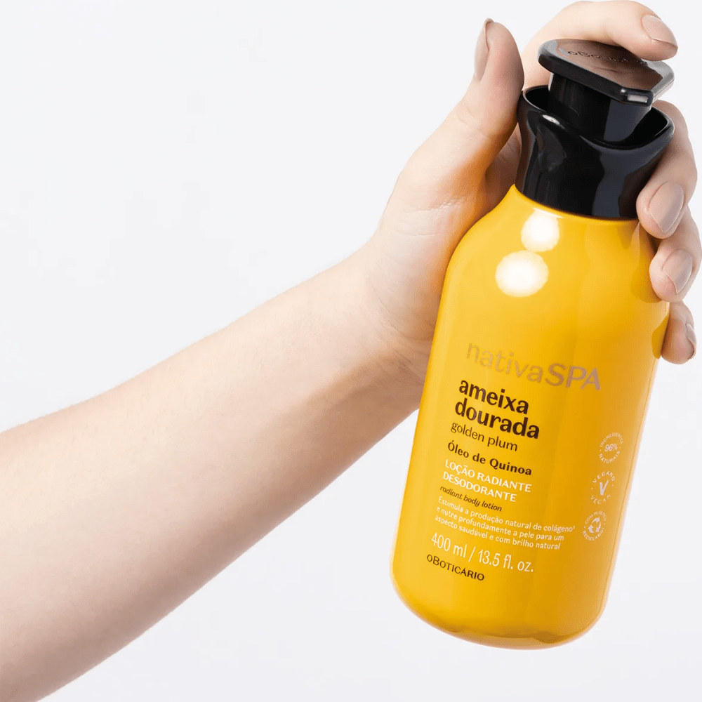 NATIVA SPA Loção Hidratante Corporal Ameixa Dourada - Lozione idratante corpo Prugna dorata 400ml - o Boticário | Paradea