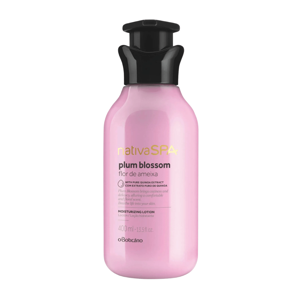 Nativa Spa Loção Hidratante Flor de Ameixa - Lozione idratante corpo Fior di Prugna 400ml - o Boticário | Paradea