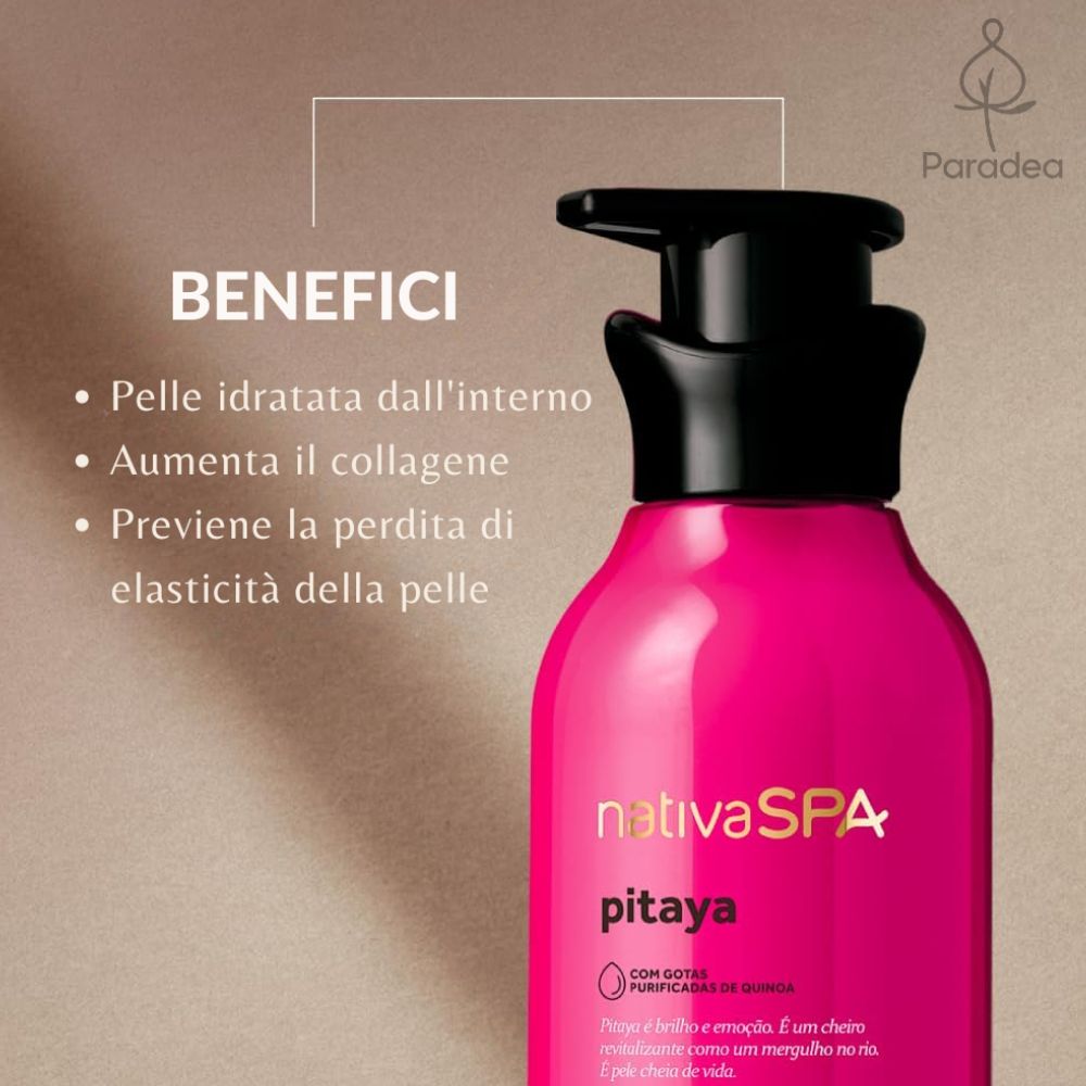 Nativa Spa Loção Hidratante Pitaya - Lozione idratante corpo Pitaya 400ml - o Boticário | Paradea