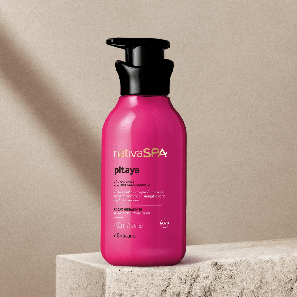 Nativa Spa Loção Hidratante Pitaya - Lozione idratante corpo Pitaya 400ml - o Boticário | Paradea