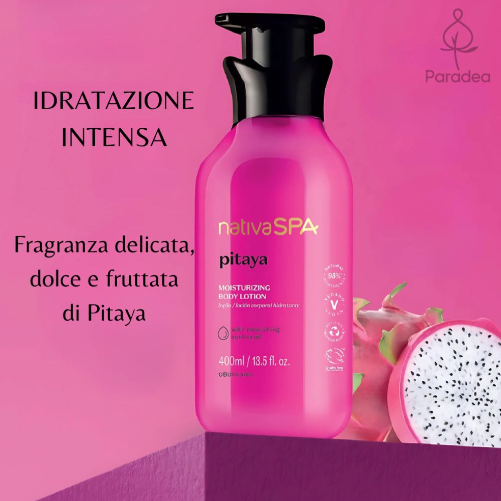 Nativa Spa Loção Hidratante Pitaya - Lozione idratante corpo Pitaya 400ml - o Boticário | Paradea