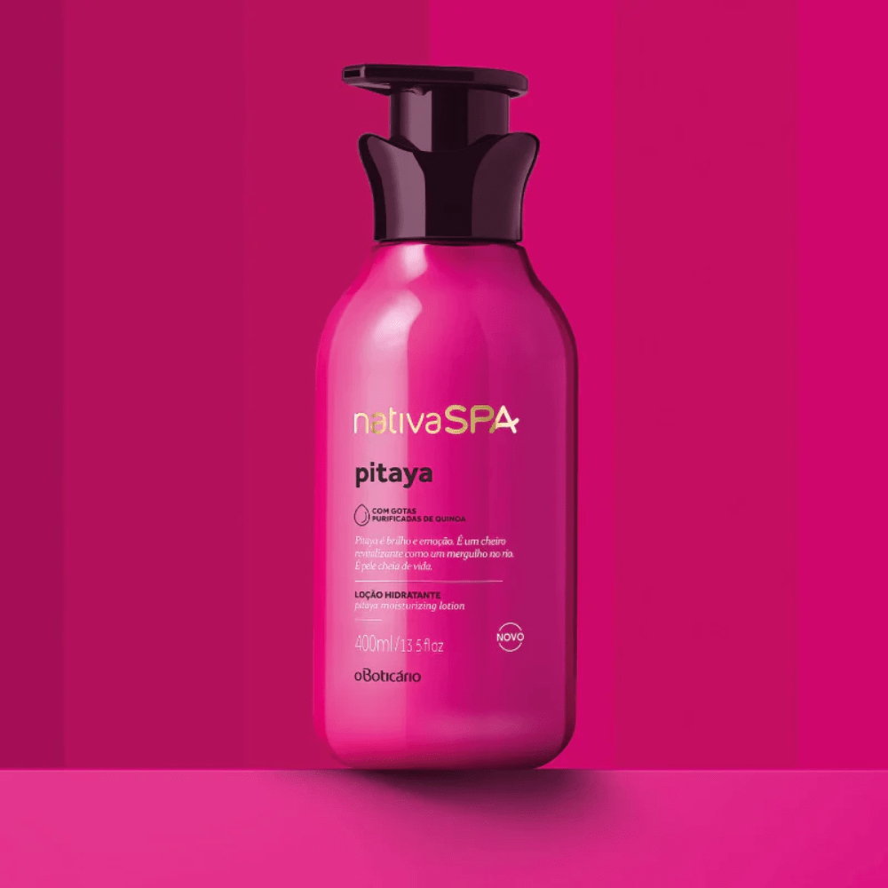 Nativa Spa Loção Hidratante Pitaya - Lozione idratante corpo Pitaya 400ml - o Boticário | Paradea