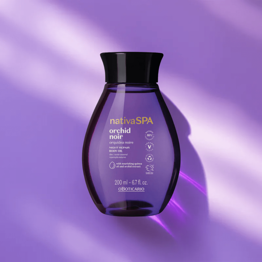 Nativa Spa Óleo Corporal Hidratante Orquídea Noire - Olio corpo idratante Orchidea Nera 200ml - o Boticário | Paradea