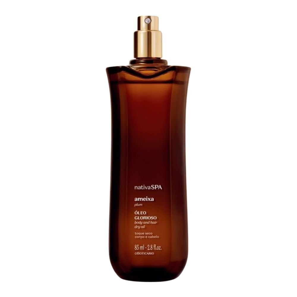 Nativa Spa Óleo Glorioso para Corpo e Cabelo Ameixa - Olio Glorioso corpo e capelli Prugna 85ml - o Boticário | Paradea