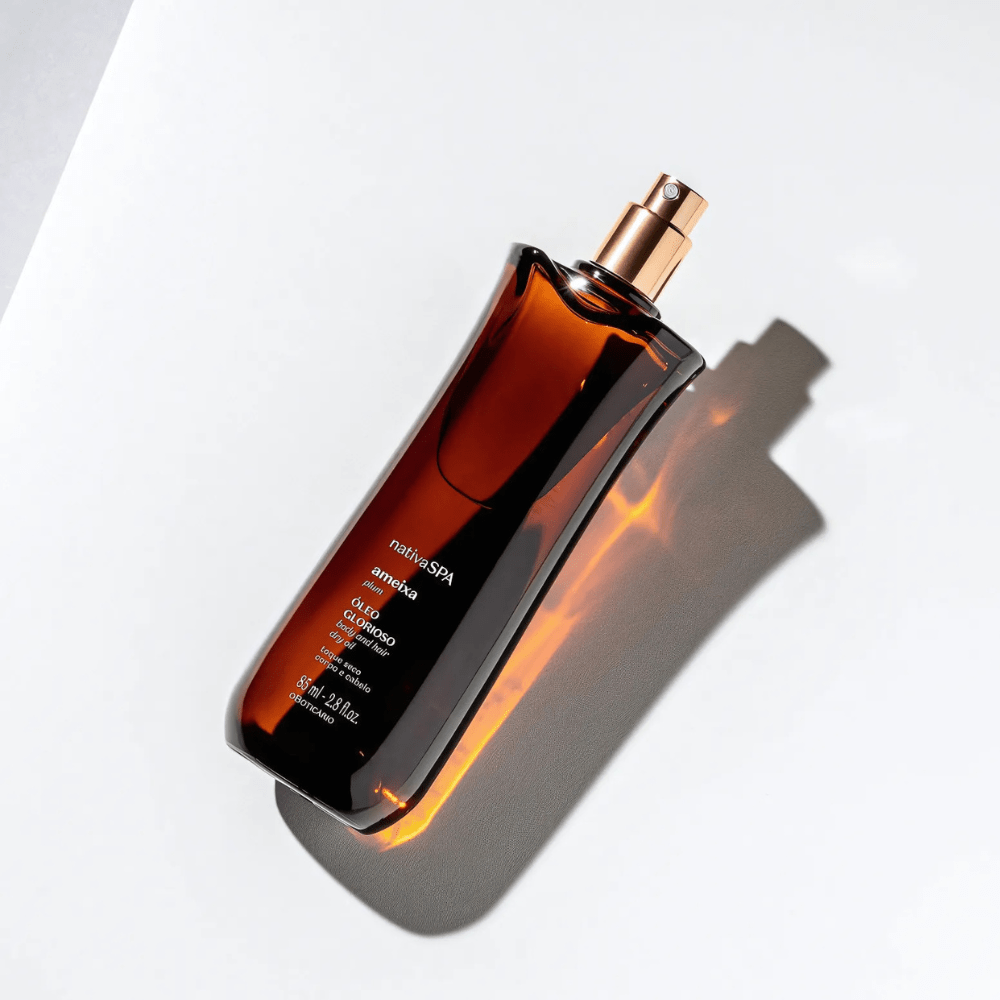 Nativa Spa Óleo Glorioso para Corpo e Cabelo Ameixa - Olio Glorioso corpo e capelli Prugna 85ml - o Boticário | Paradea