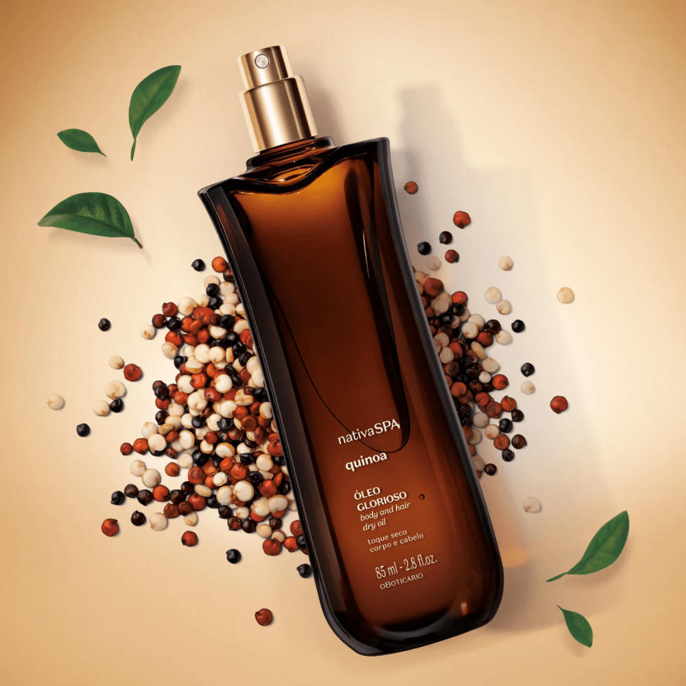 Nativa Spa Óleo Glorioso para Corpo e Cabelo Quinoa - Olio Glorioso corpo e capelli Quinoa 85ml - o Boticário | Paradea