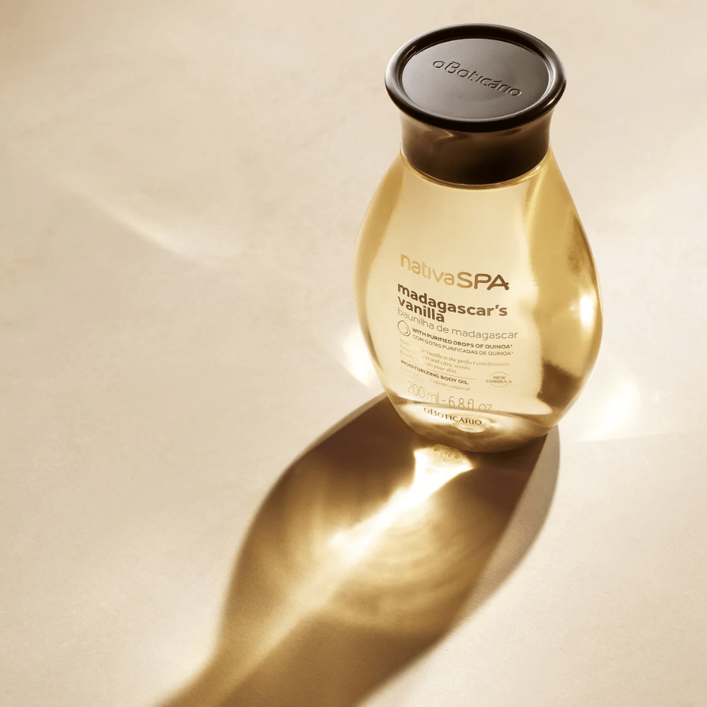 Nativa Spa Óleo Hidratante Baunilha de Madagascar - Olio corpo idratante Vaniglia del Madagascar 200ml - o Boticário | Paradea