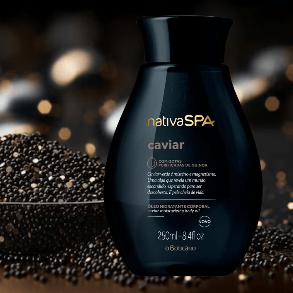 Nativa Spa Óleo Hidratante Caviar - Olio idratante corpo 200ml - o Boticário | Paradea