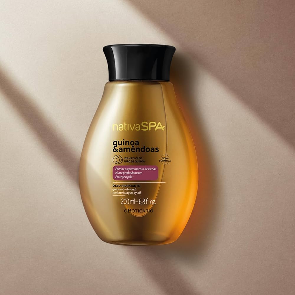 NATIVA SPA Óleo Hidratante Corporal Quinoa & Amêndoas - Olio idratante corpo Quinoa & Mandorle 200ml - o Boticário | Paradea