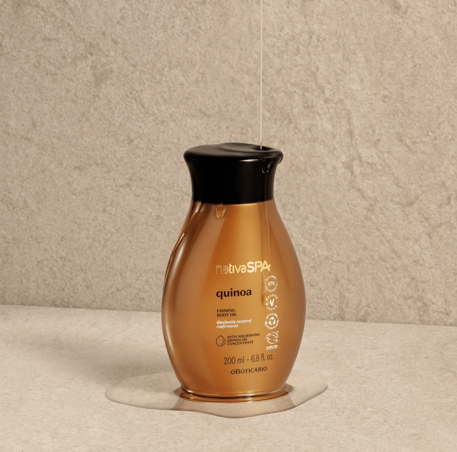 Nativa Spa Óleo Hidratante Corporal Quinoa - Olio corpo idratante Quinoa 200ml - o Boticário | Paradea