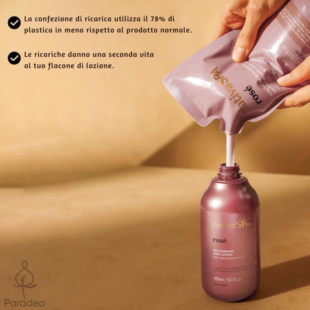 Nativa Spa Refil Loção Revitalizante Coporal Rosé - Ricarica lozione corpo Rosé 400ml - o Boticário | Paradea